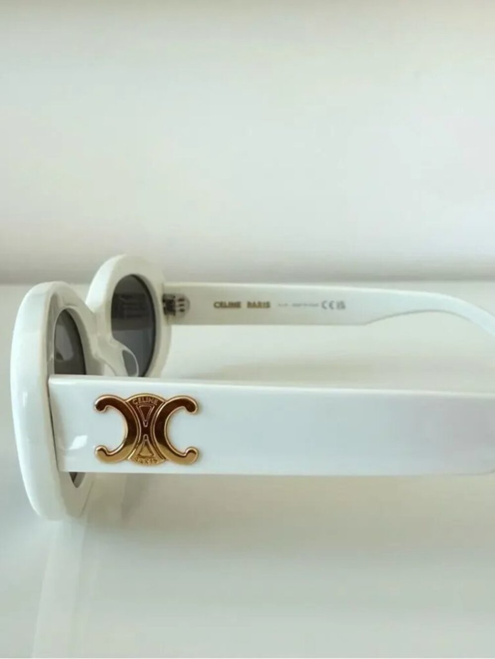 Celine White Sunglasses - Picture 5 of 7